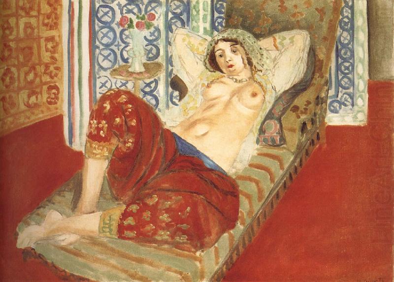 Ladies wearing red pants, Henri Matisse